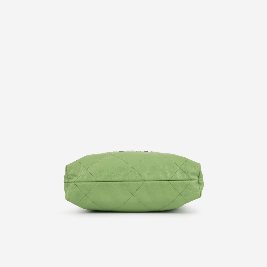 Chanel Small 22 Tote - Avocado Green | Champagne Gold Hardware