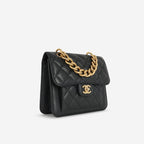 Chanel 23S Messenger Flap - Black Lambskin | Gold Hardware