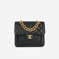 Chanel 23S Messenger Flap - Black Lambskin | Gold Hardware