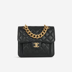 Chanel 23S Messenger Flap - Black Lambskin | Gold Hardware