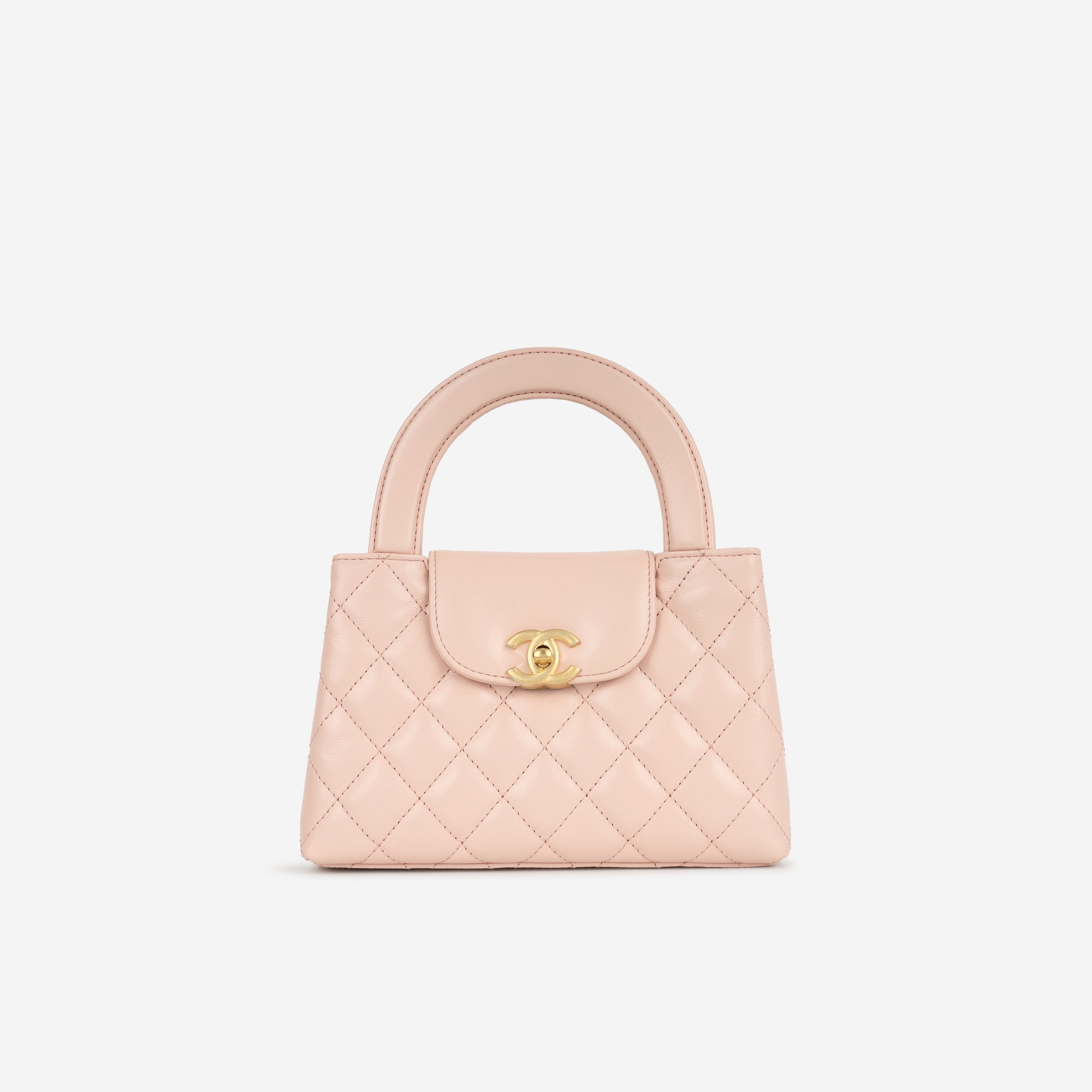 Chanel Small Kelly Re-Edition - Light Pink Calfskin | Gold Hardware