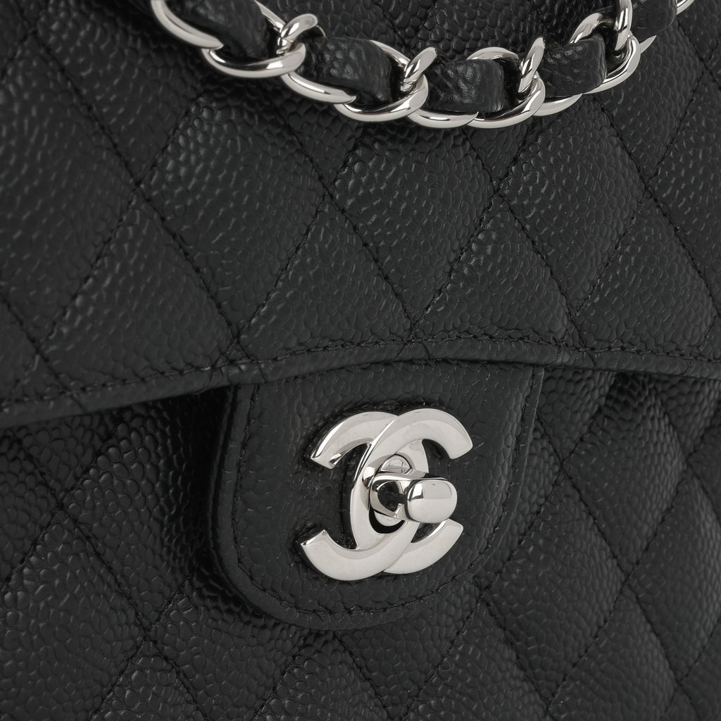 Chanel Small Classic Flap - Black Caviar | Silver Hardware