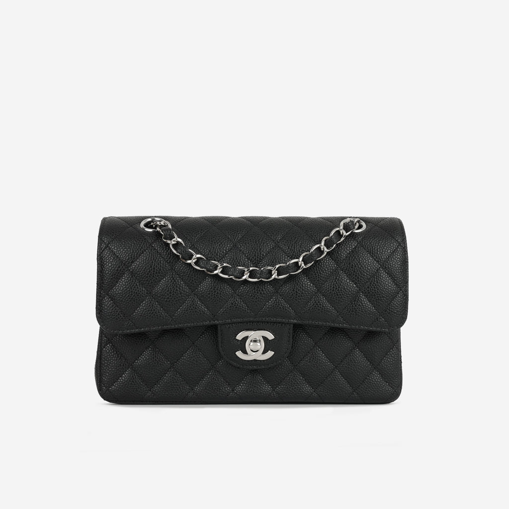 Chanel Small Classic Flap - Black Caviar | Silver Hardware