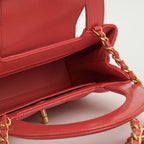 Chanel Small Kelly Re-Edition - Red Crumpled Calfskin | Gold Hardware