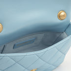 Chanel Candy Chain Flap - Blue Lambskin | Gold Hardware