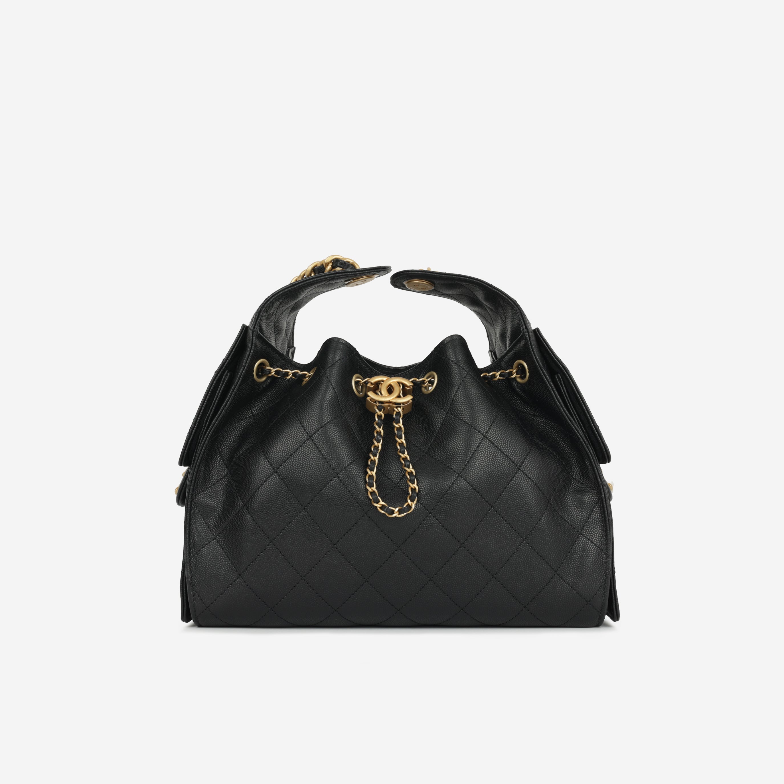 Chanel Small 25 Hobo - Black Caviar GHW