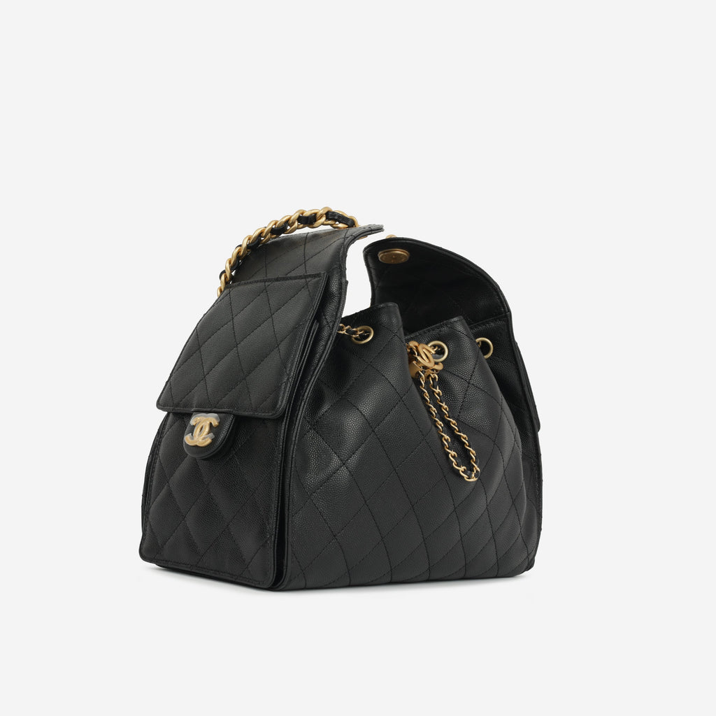 Chanel Small 25 Hobo - Black Caviar GHW