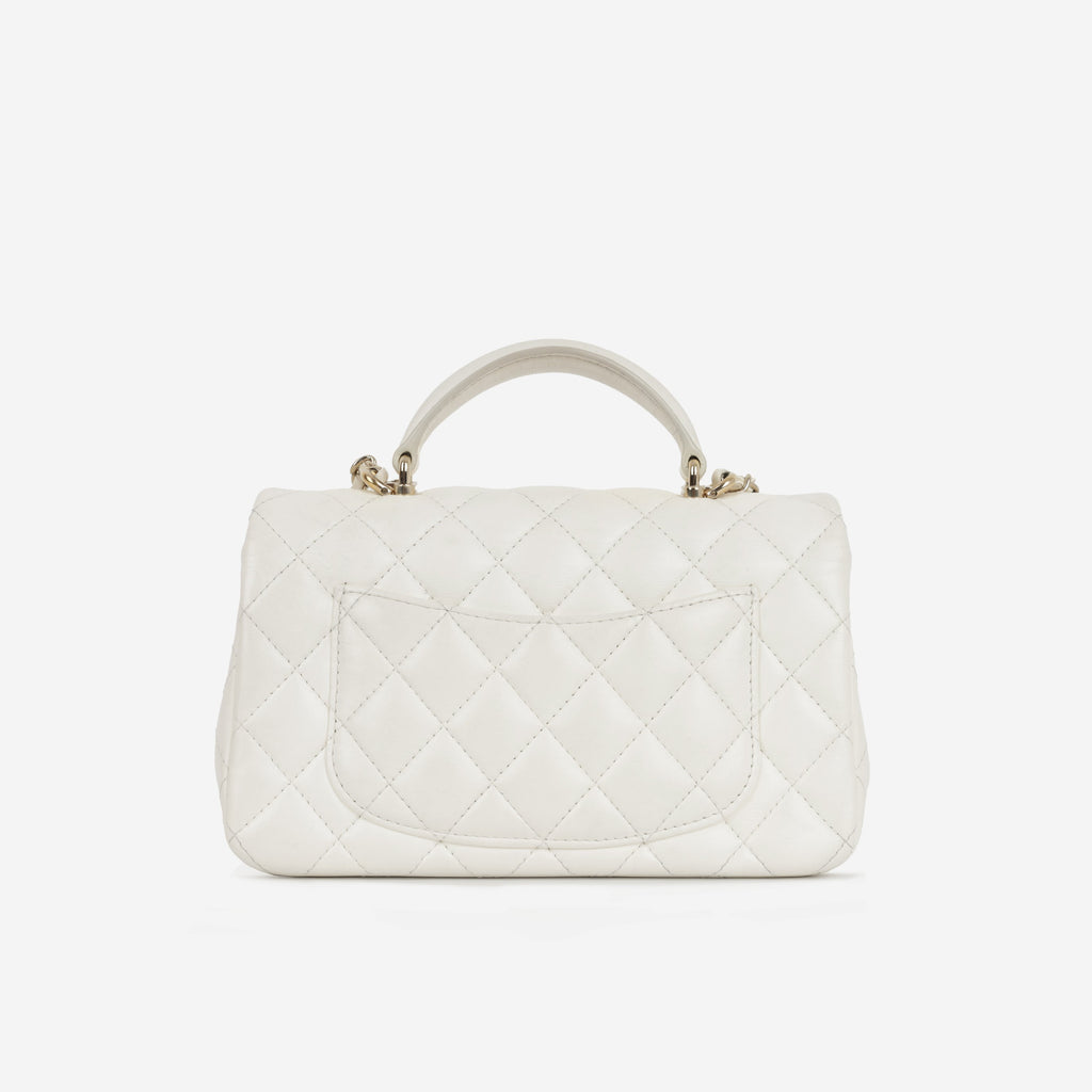 Chanel Mini Rectangular Top Handle with Charm