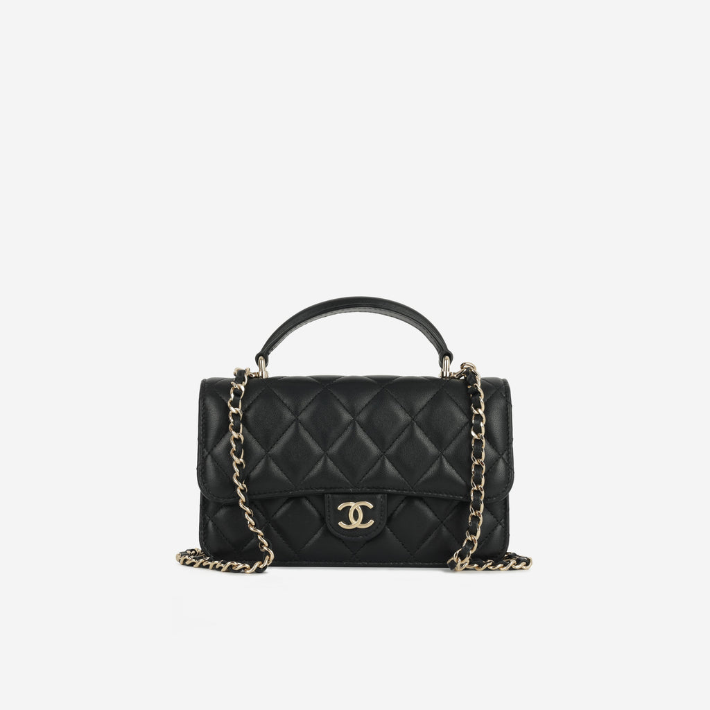 Chanel Top Handle Phone Holder