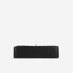 Chanel Medium Classic Flap - Black Lambskin | Silver Hardware