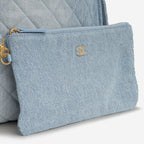 Chanel Medium 25 Hobo Bag - Light Blue Denim