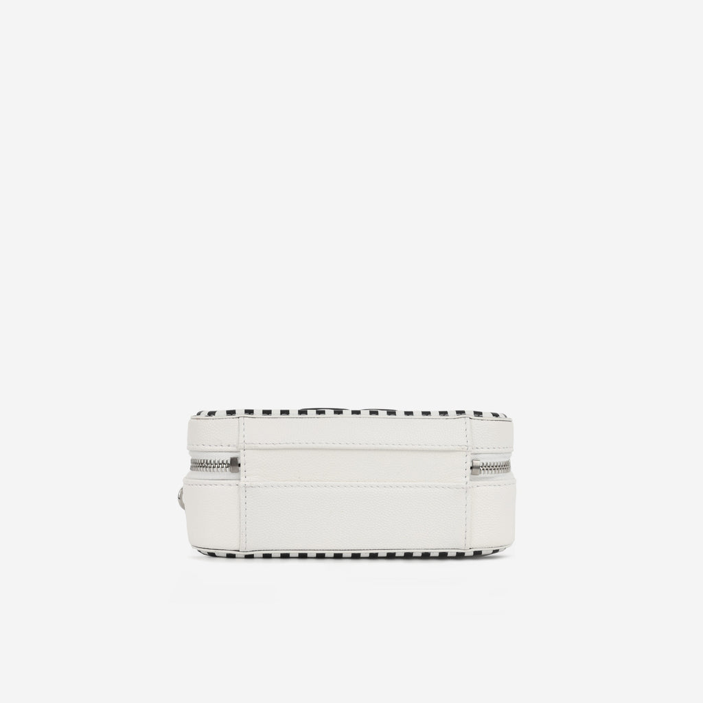 Chanel Striped Small Filigree CC Vanity Case
