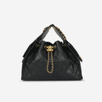 Chanel Small 25 Hobo - Black Caviar | Gold Hardware