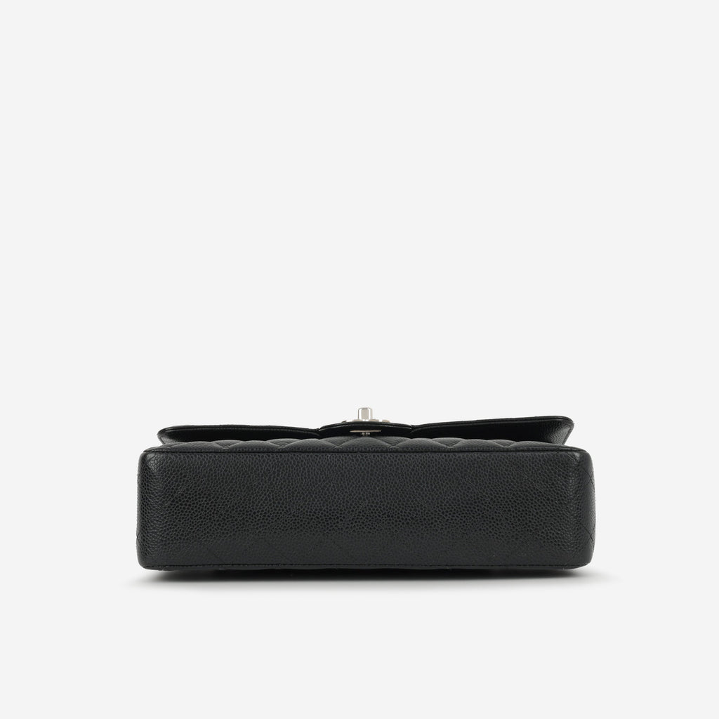 Chanel Medium Classic Flap Black Caviar | Silver Hardware