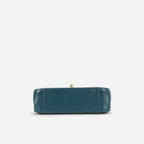 Chanel Infinity Top Handle - Blue Calfskin | Gold Hardware