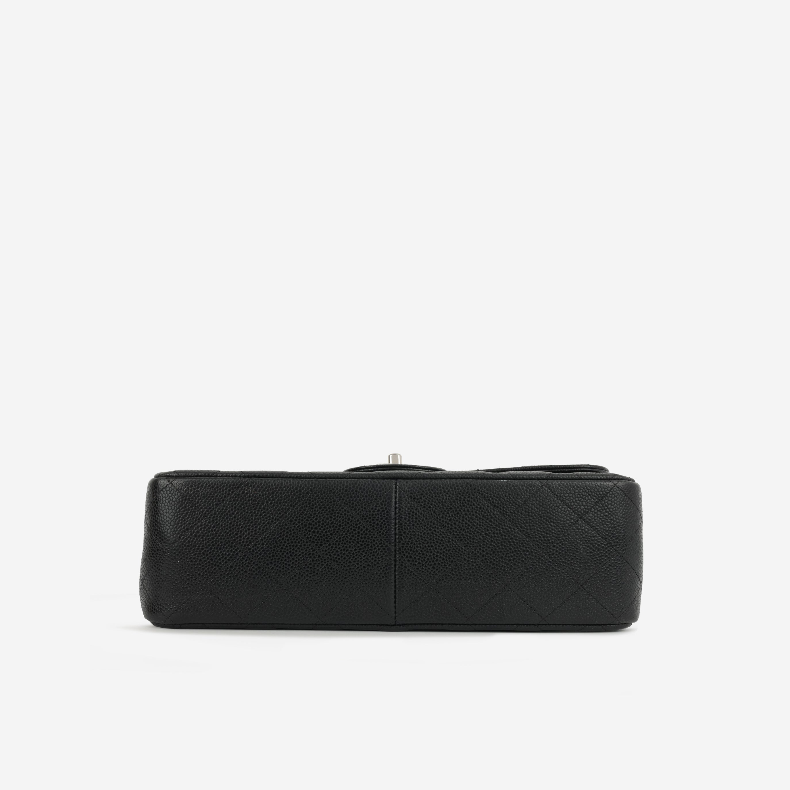 Chanel Classic Jumbo Double Flap - Black Caviar | Silver Hardware