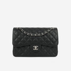 Chanel Classic Jumbo Double Flap - Black Caviar | Silver Hardware