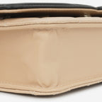 Chanel Filigree Wallet on Chain - Beige / Black Caviar | Champagne Gold Hardware