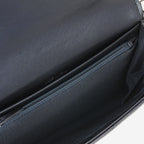 Chanel Shoulder Boy WOC - Navy Iridescent | Ruthenium Hardware