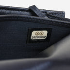 Chanel Shoulder Boy WOC - Navy Iridescent | Ruthenium Hardware