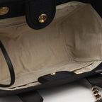 Chanel Small Deauville - Black Mixed Fabrics | Champagne Gold Hardware