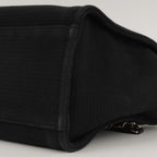 Chanel Small Deauville - Black Mixed Fabrics | Champagne Gold Hardware