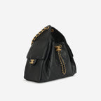 Chanel Small 25 Hobo - Black Caviar | Gold Hardware