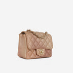 Chanel Mini Square Iridescent Pink Ombre | Gold Hardware