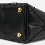Chanel Small Surpique Stitch Tote | Black Calfskin