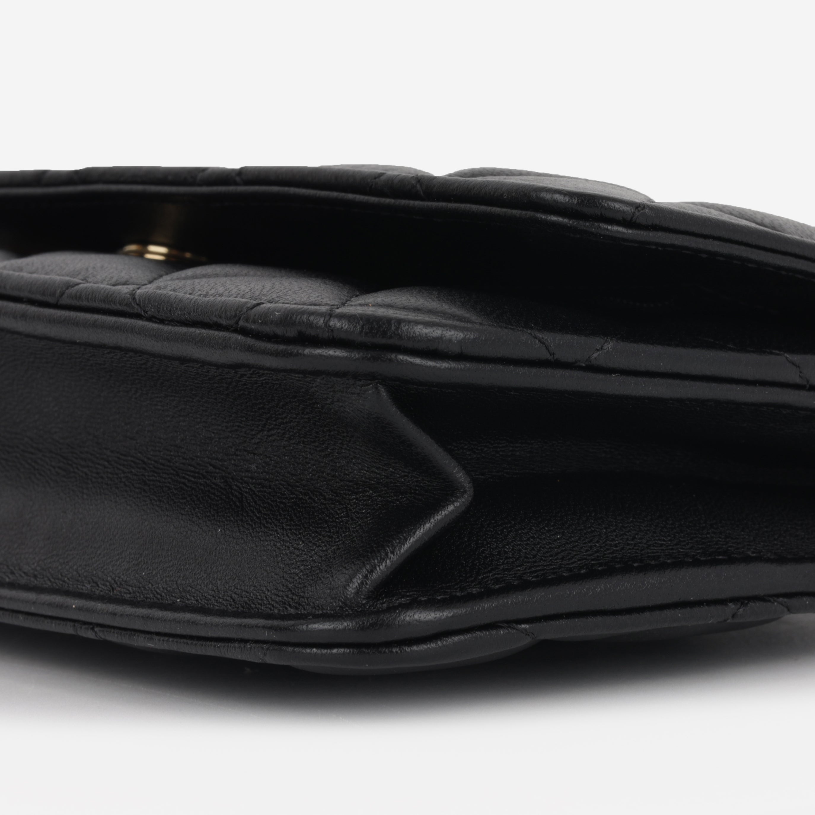 Chanel Classic Wallet on Chain - Black Lambskin | Gold Hardware