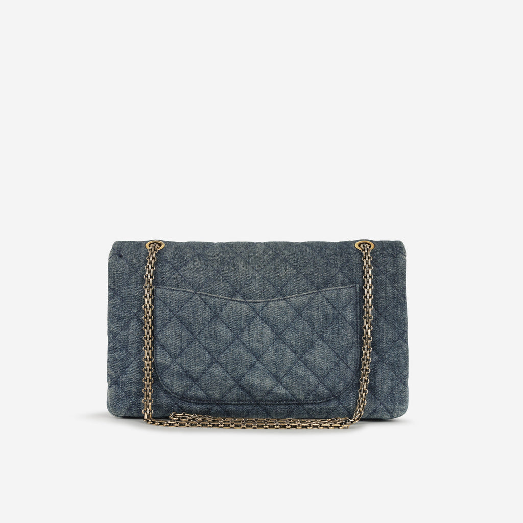 Chanel 2.55 Reissue 227 - Indigo Denim | Gold Hardware