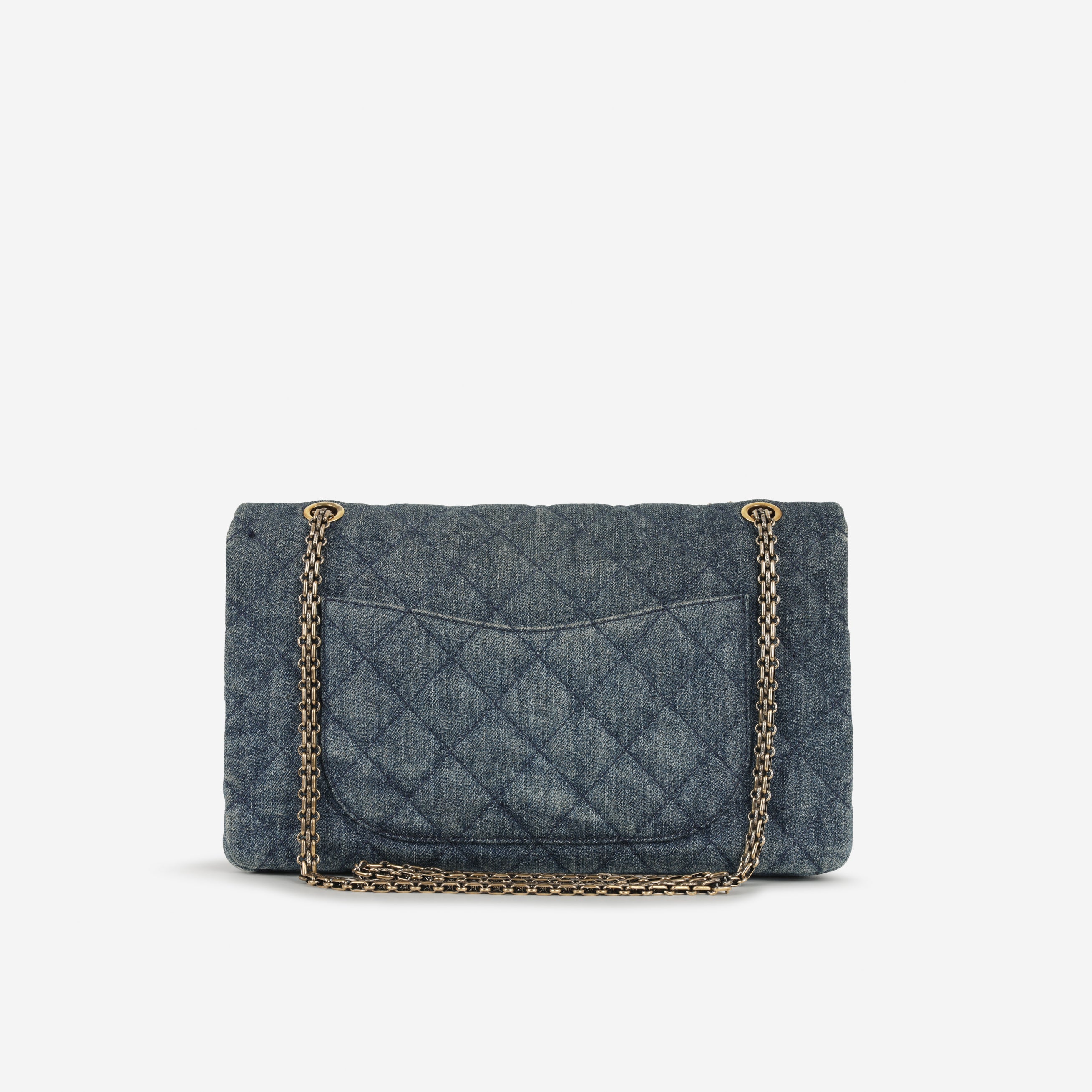 Chanel 2.55 Reissue 227 - Indigo Denim | Gold Hardware
