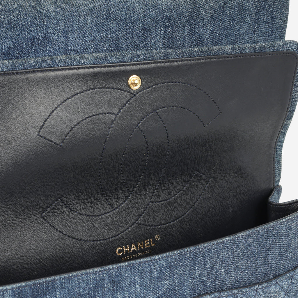 Chanel 2.55 Reissue 227 - Indigo Denim | Gold Hardware