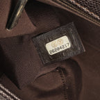 Chanel New Medium Boy Bag - Dark Brown Chevron | Ruthenium Hardware