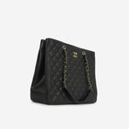 Chanel Timeless CC Shopping Tote - Black Caviar | Champagne Gold Hardware