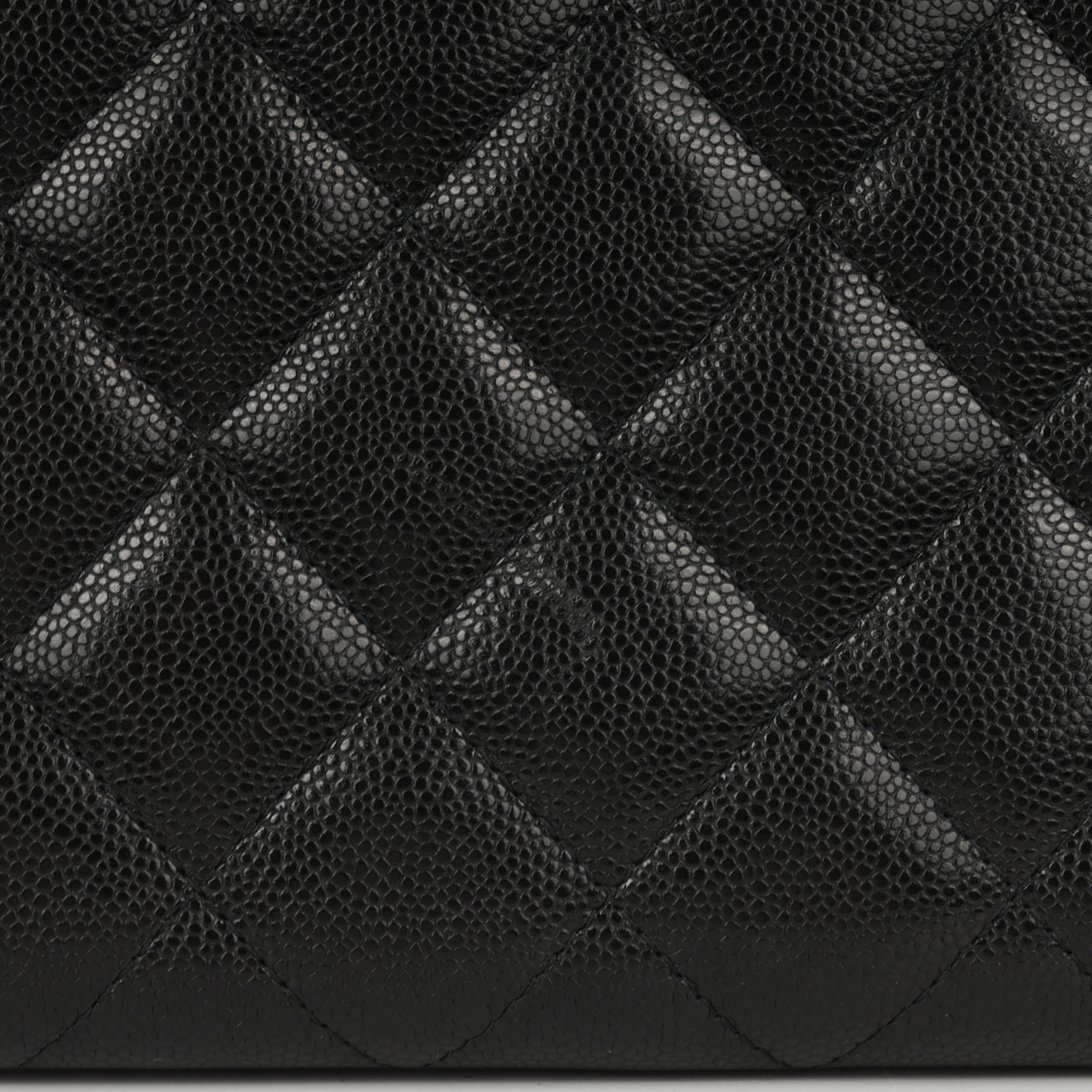 Chanel Timeless CC Shopping Tote - Black Caviar | Champagne Gold Hardware