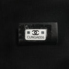 Chanel 24A Bowknot Clutch on Chain- Black Shiny Crumpled Calfskin | Aged Gold Hardware