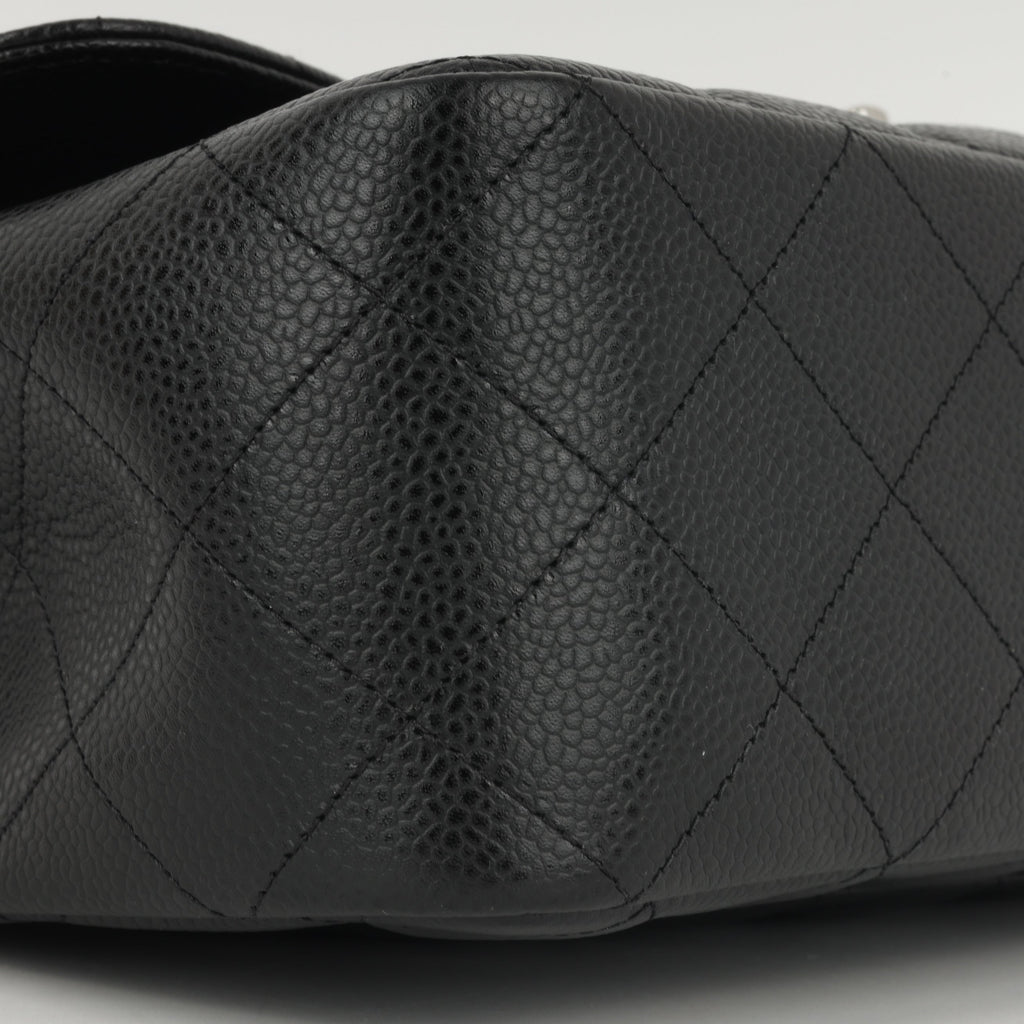 Chanel Classic Single Flap Jumbo - Black Caviar | Silver Hardware