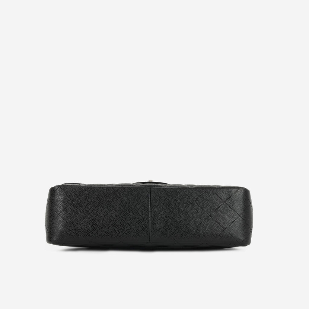 Chanel Classic Single Flap Jumbo - Black Caviar | Silver Hardware