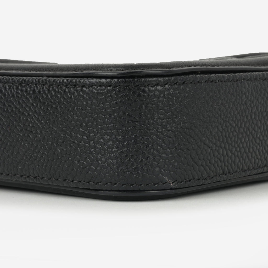 Chanel CC Filigree Clutch on Chain - Black Caviar | Gold Hardware