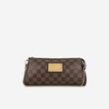 Louis Vuitton Eva Clutch - Damier Ebene | Gold Hardware
