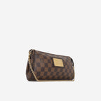 Louis Vuitton Eva Clutch - Damier Ebene | Gold Hardware