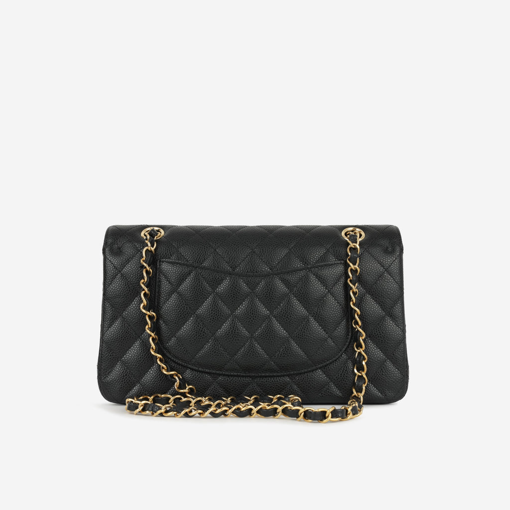 Chanel Medium Classic Flap Black Caviar | Gold Hardware