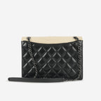 Chanel Quilted Ballerine Flap - Black/Beige Lambskin | Ruthenium Hardware