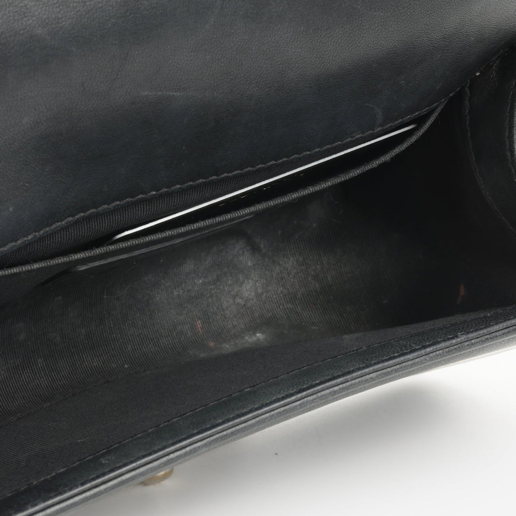Chanel Small Boy Bag - Black Lambskin | Gold Hardware