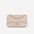 Chanel Seasonal Medium Flap Bag - Pink Lambskin | Silver Hardware