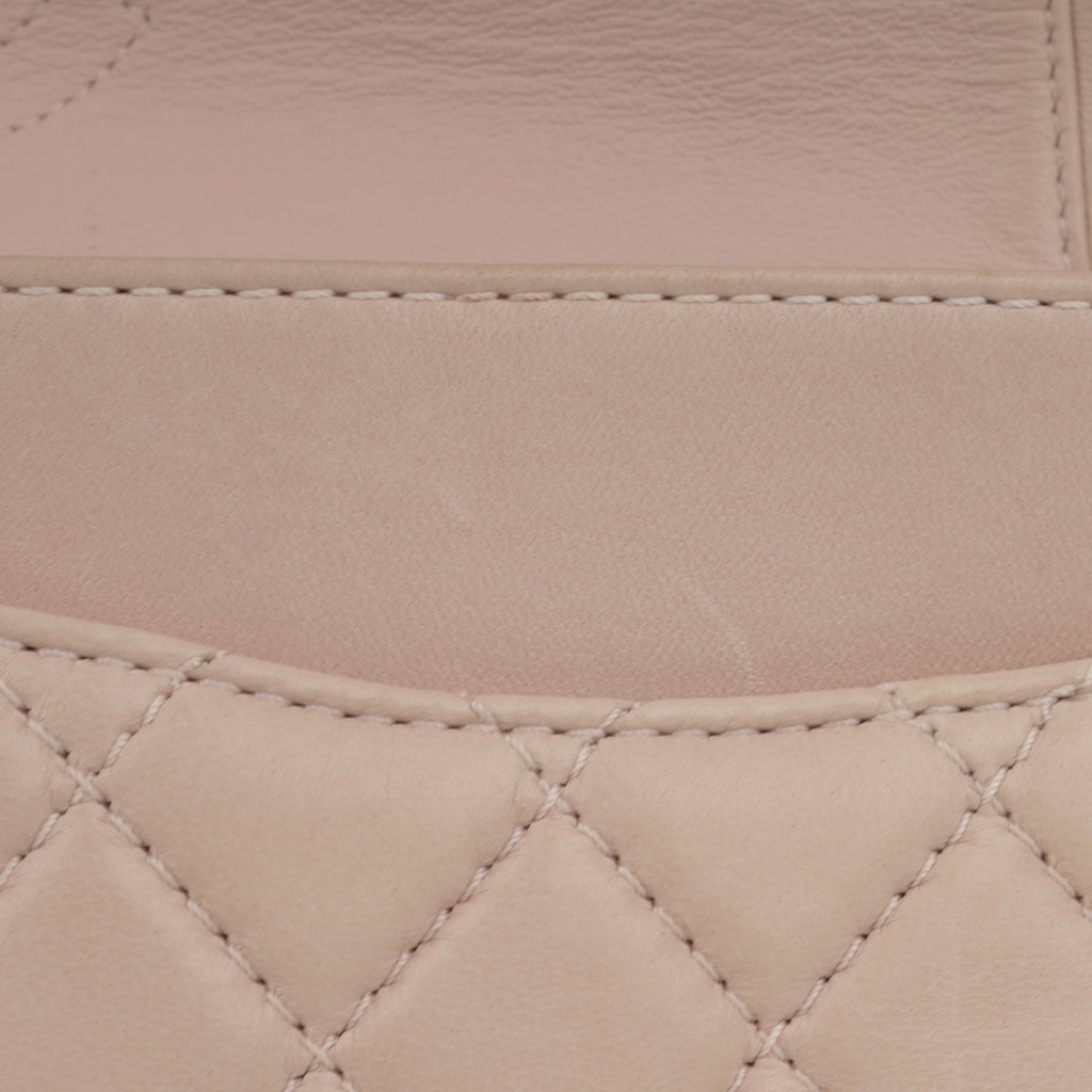 Chanel Seasonal Medium Flap Bag - Pink Lambskin | Silver Hardware