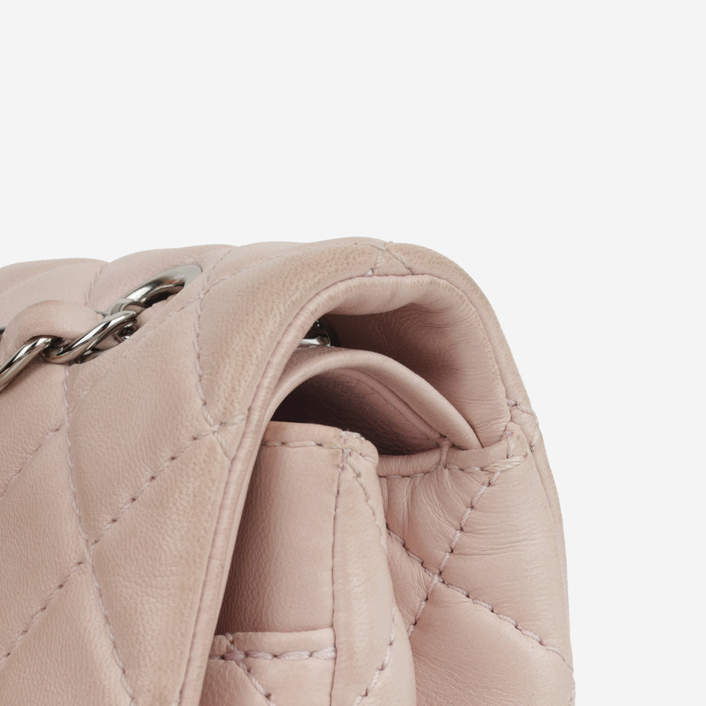 Chanel Seasonal Medium Flap Bag - Pink Lambskin | Silver Hardware