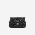 Chanel 25S Classic Flap Bag - Black Lambskin | Champagne Gold Hardware