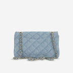 Chanel Medium Classic Flap - Denim Tromp L'oeil | Champagne Gold Hardware